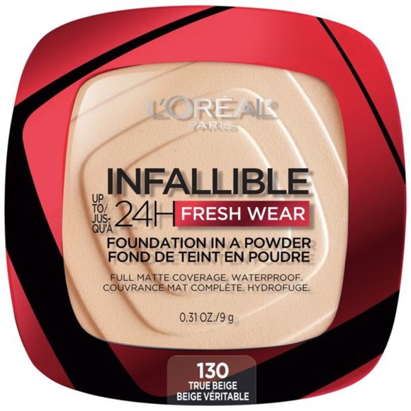 L'Oreal Paris Infallible Up to 24H Fresh Wear Foundation in a Powder True Beige